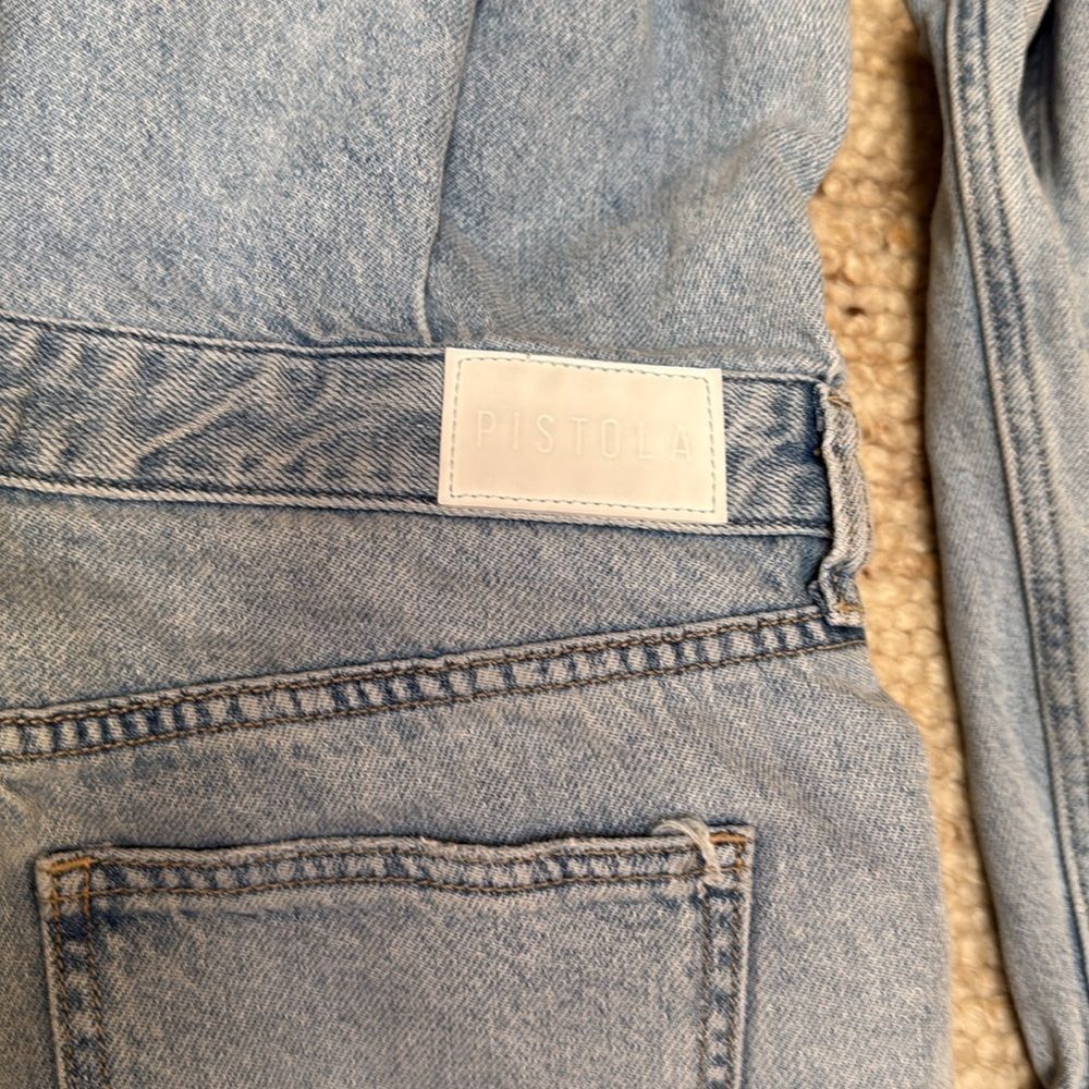 pistola Light Blue Denim Jumpsuit - Picture 6 of 7
